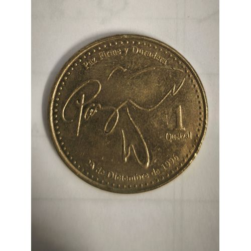 Monnaie Guatemala 1 Quetzal 2012