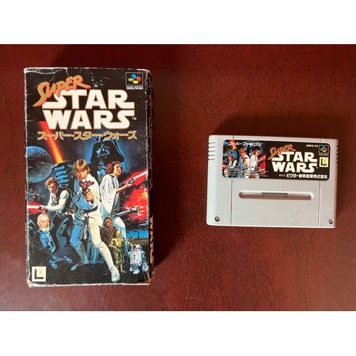 Super Star Wars Super Famicom Shvc-V4 1992 Jeu Boîte État Correct