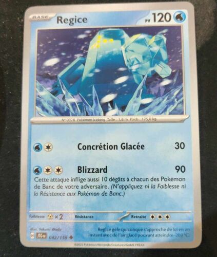 Pokémon Regice 042 / 159 Aventures Ensemble Ev09