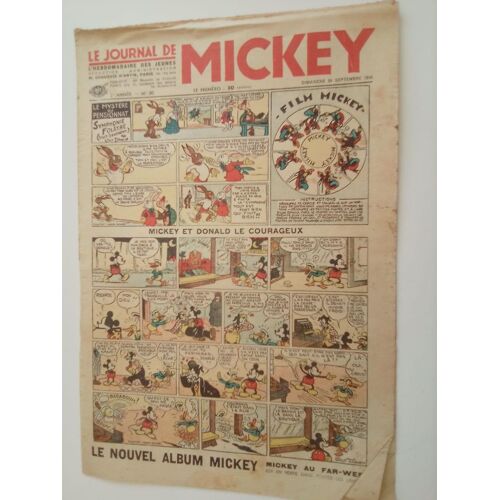 Le Journal De Mickey Avant Guerre N° 50 - 29 Septembre 1935