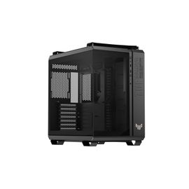 ASUS TUF Gaming GT502 Horizon TG ARGB Black, châssis Double Chambre avec Design panoramique et Panneau en Verre, Port USB-C Haute Vitesse, Noir