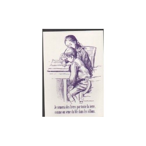 Carte Postale Thème Musées - Je Semerai Des Livres Par Toute La Terre, Comme On Semedu Ble Dans Les Sillons - Musee De L'ecole - Cite De Carcassonne.
