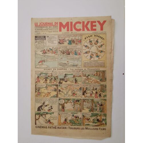 Le Journal De Mickey Avant Guerre N° 24 - 31 Mars 1935