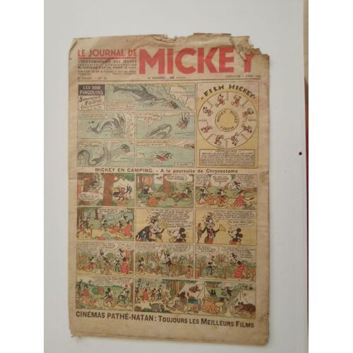 Le Journal De Mickey Avant Guerre N° 25 - 7 Avril 1935