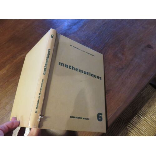 Mathematiques -6e Programme Unifié Arrêté Du 20 Juillet 1960