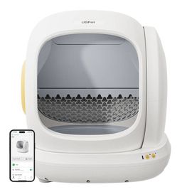 Litière Chat Autonettoyante Ubpet C20 ¿ Bac Litière Automatique 75l, Litiere Pour Chat Bac Avec Contrôle App Wi-Fi 2.4ghz, Idéal Pour Plusieurs Chats, Anti-Fuites, Anti-Odeur, Sécurité Renforcée
