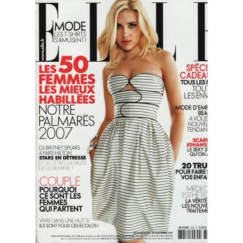 Elle / 26-11-2007 N°3230 : Scarlett Johansson (2p) - Hedi Slimane (2p) - Patrick Dempsey (4p)