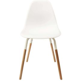 Chaise Scandinave Pieds Métal Et Bois De Hêtre Phenix (Lot De 4)