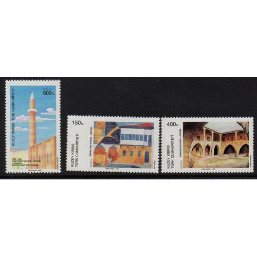 Chypre Turque Timbres Mosquée Et Batiments
