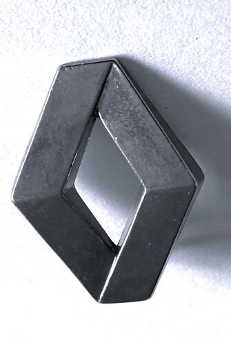Pins Automobile Logo Renault Grand Modèle 250 Mm Argenté