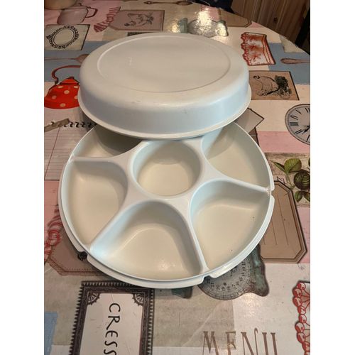 Grande Boite Plateau Réception 35 Cm Tupperware Vintage 