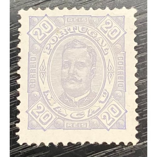 Timbre Macao 20 Reis 1894