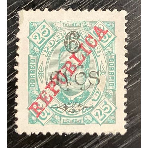 Timbre Macao 25 Reis 1913