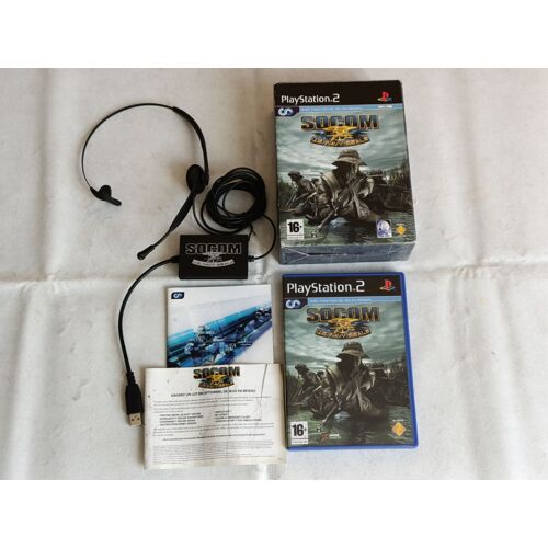 Coffret Complet Avec Casque Socom Ps2