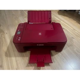 Imprimante Canon Pixma TS3352 Rouge - Très bon état