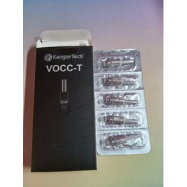 Résistances KANGERTECH - VOCC-T - NiCr 1,8 ohm - Boite de 5 pièces