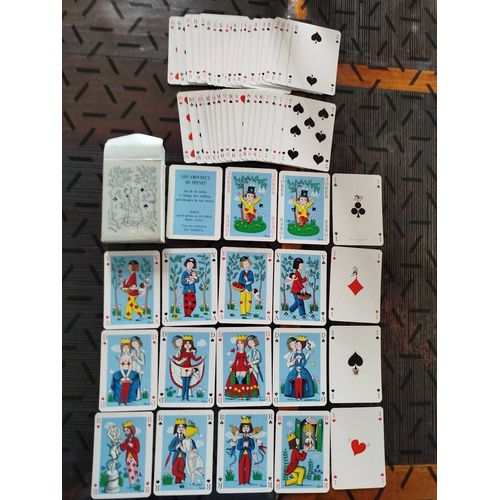 Jeu De 54 Cartes + 2 Joker : Les Amoureux De Peynet, Jeu À L'image Des Célèbres Personnages De Son Auteur , Réalisé Sur Les Presses De J. M. Simon, Maitre Cartier , C'est Une Production B.P. Grimaud