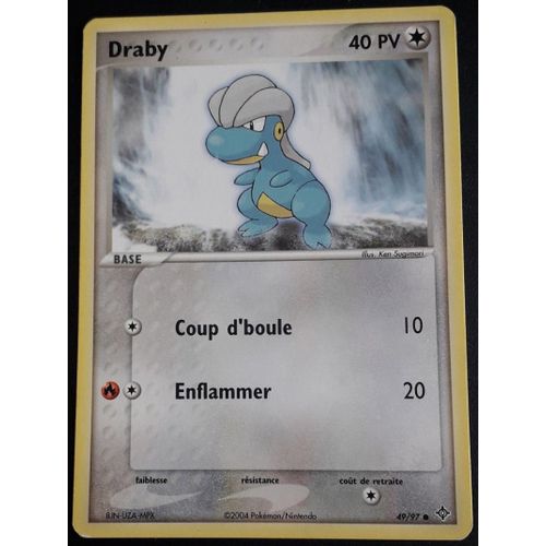Carte Pokémon Draby 49/97 - Ex Dragon (Fr)