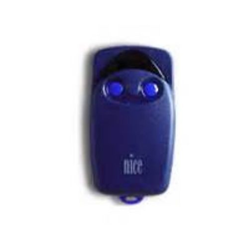 Télécommande Nice portail 2 canaux - FLO 2 émetteur à 2 fonctions 433,92 Mhz boîtier bleu avec 2 boutons bleus