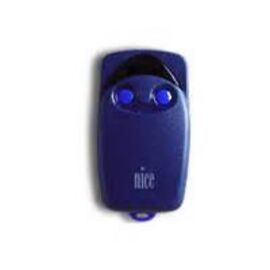 Télécommande Nice portail 2 canaux - FLO 2 émetteur à 2 fonctions 433,92 Mhz boîtier bleu avec 2 boutons bleus
