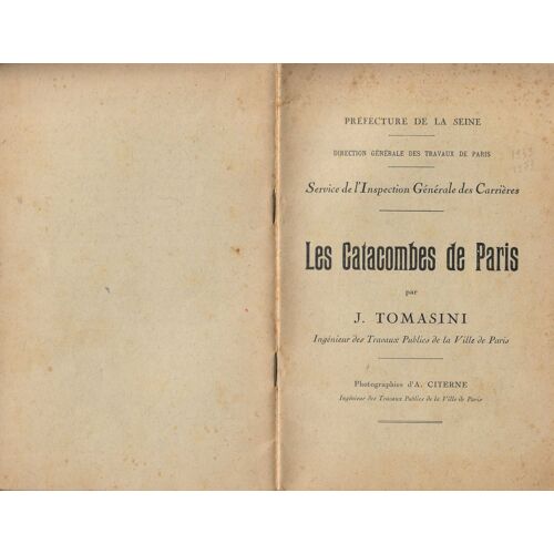 Les Catacombes De Paris, Édition Originale