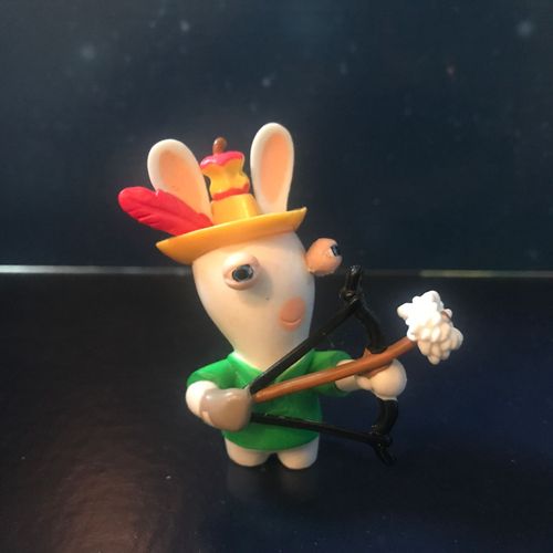 Figurine Lapin Crétin Tireur À L'arc - Série Les Lapins Crétins Envahissent Le Sport (Ubisoft 2007)