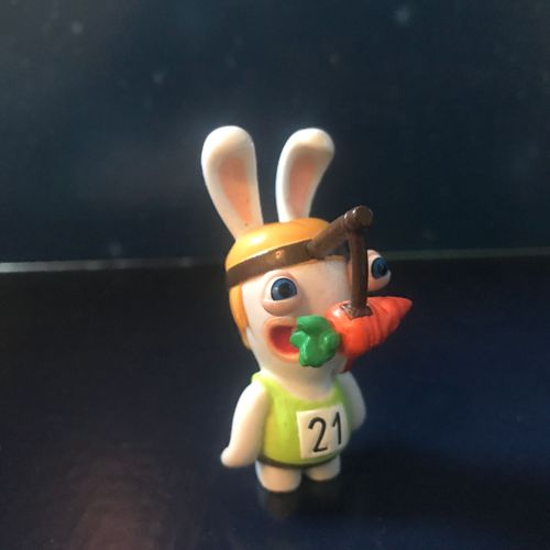 Figurine Lapine Crétine Joggeuse - Série Les Lapins Crétins Envahissent Le Sport (Ubisoft 2007)