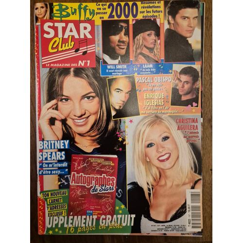 Star Club N147 Fev2000 Magazine Revue Avec Britney Spears/Christina Aguilera/Lââm/Hélène Segara/Wiil Smith/Enerique Iglesias/Pascal Obispo/Vibe/S Club 7/Lou Bega/Organiz'/Chayanne/Sarah Michelle Gella