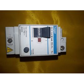 Interrupteur différentiel hager 50A 30mA 20333 U752