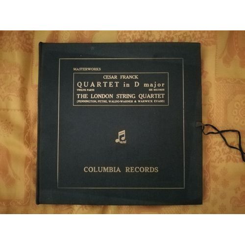Coffret 78 T César Franck London String Quartet