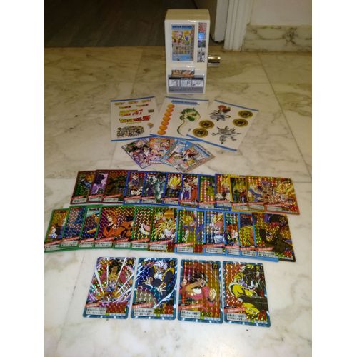 Dragon Ball Z Carddass Power Level Distributeur Vending Machine Anniversaire 30th