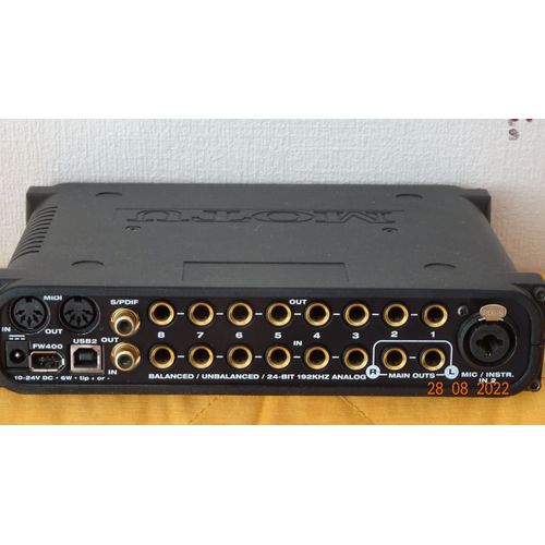 Interface audio FireWire et USB2