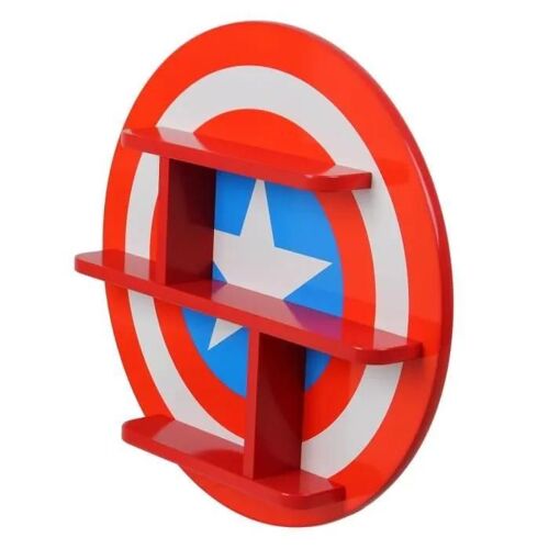 Bibliothèque d'étagère Captain America - MARVEL - Avengers - Enfant - Multicolore - MDF