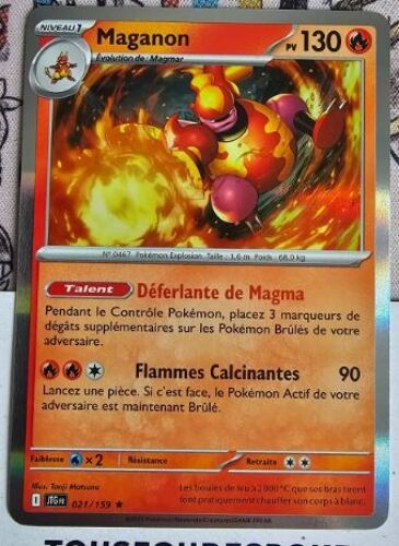 Pokémon Maganon Holo 021 / 159 Aventures Ensemble Ev09