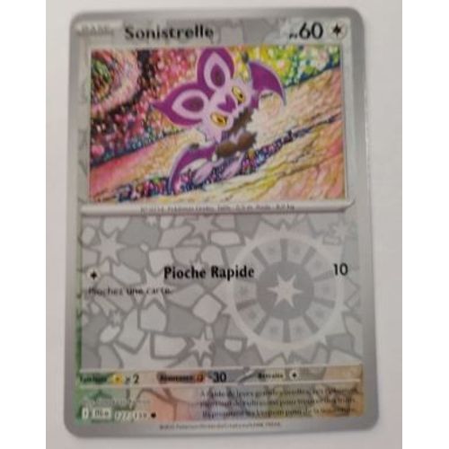 Pokémon Sonistrelle Reverse 127 / 159 Aventures Ensemble Ev09