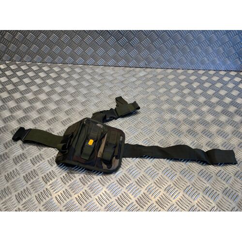 Plaque Panneau De Jambe Cuisse Molle Porte 3 Poches Chargeur Militaire - Opex