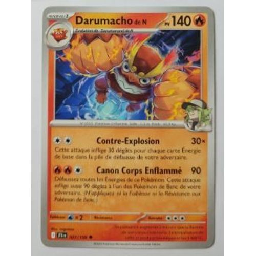Pokémon Darumacho De N 027 / 159 Aventures Ensemble Ev09