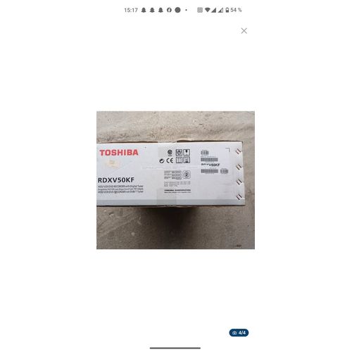 Magnétoscope Enregistreur DVD VHS HDD Toshiba NEUF JAMAIS UTILISÉ jamais ouvert