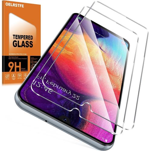 Verre Trempé Pour Samsung Galaxy A50/A50s/A30s 2 Pièces,Film Vitre Protection Écran Dureté 9h Anti Rayures Sans Bulless Ultra Transparent Hd Haute Sensibilité Protecteur D'écran