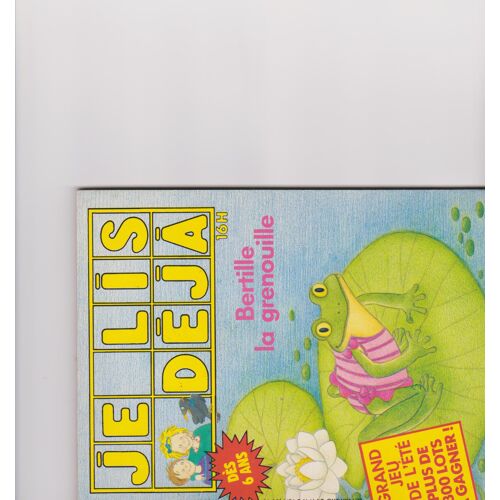 Je Lis Déjà 16 H Bertille La Grenouille