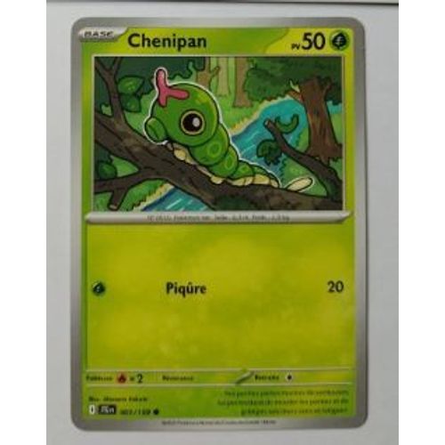 Pokémon Chenipan 001 / 159 Aventures Ensemble Ev09
