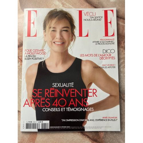 Elle. No 4130. 13 Février 2025. Renée Zellweger