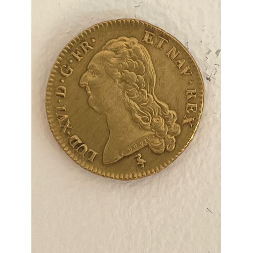 Louis Xvi Double Louis D'or Au Buste Nu 1786 A (Paris) Pièce D¿Or 