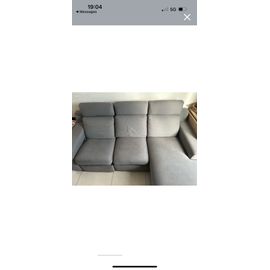 Canapé d'angle avec méridienne et un côté relax poltronesofa