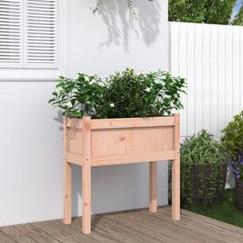 Vidaxl Jardinières Avec Pieds 70x31x70 Cm Bois Massif Douglas