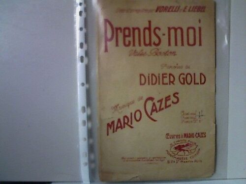 Prends Moi (Mario Cazes)