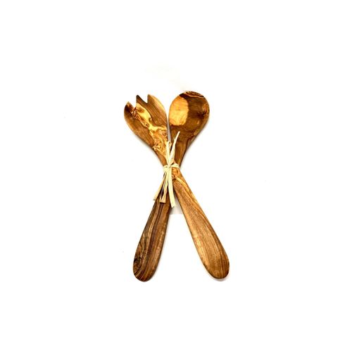 Couverts À Salade En Bois D'olivier 36 Cm