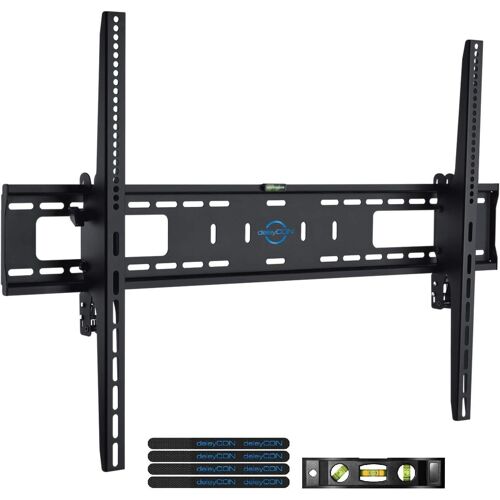MEVRONISSHOP-Support Mural Universel TV 60"-100" Pouces (152-254cm) Inclinable 75Kg & VESA 900x600 Plasma LCD LED OLED Curved Télévision Fixation