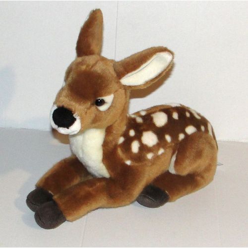 Peluche Faon Daim Nicotoy Doudou Animal 28 Cm