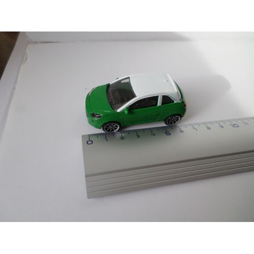 Opel Coupe Modele Adam Vert Toit Blanc-Majorette